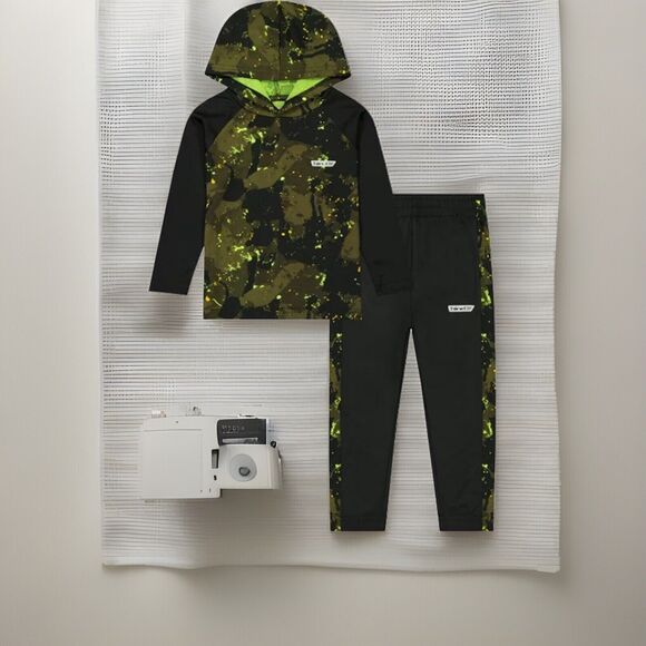 HIND TODDLER BOY HOODIE AND JOGGET OUTFITSET SIZE M(10) - Picture 3 of 13